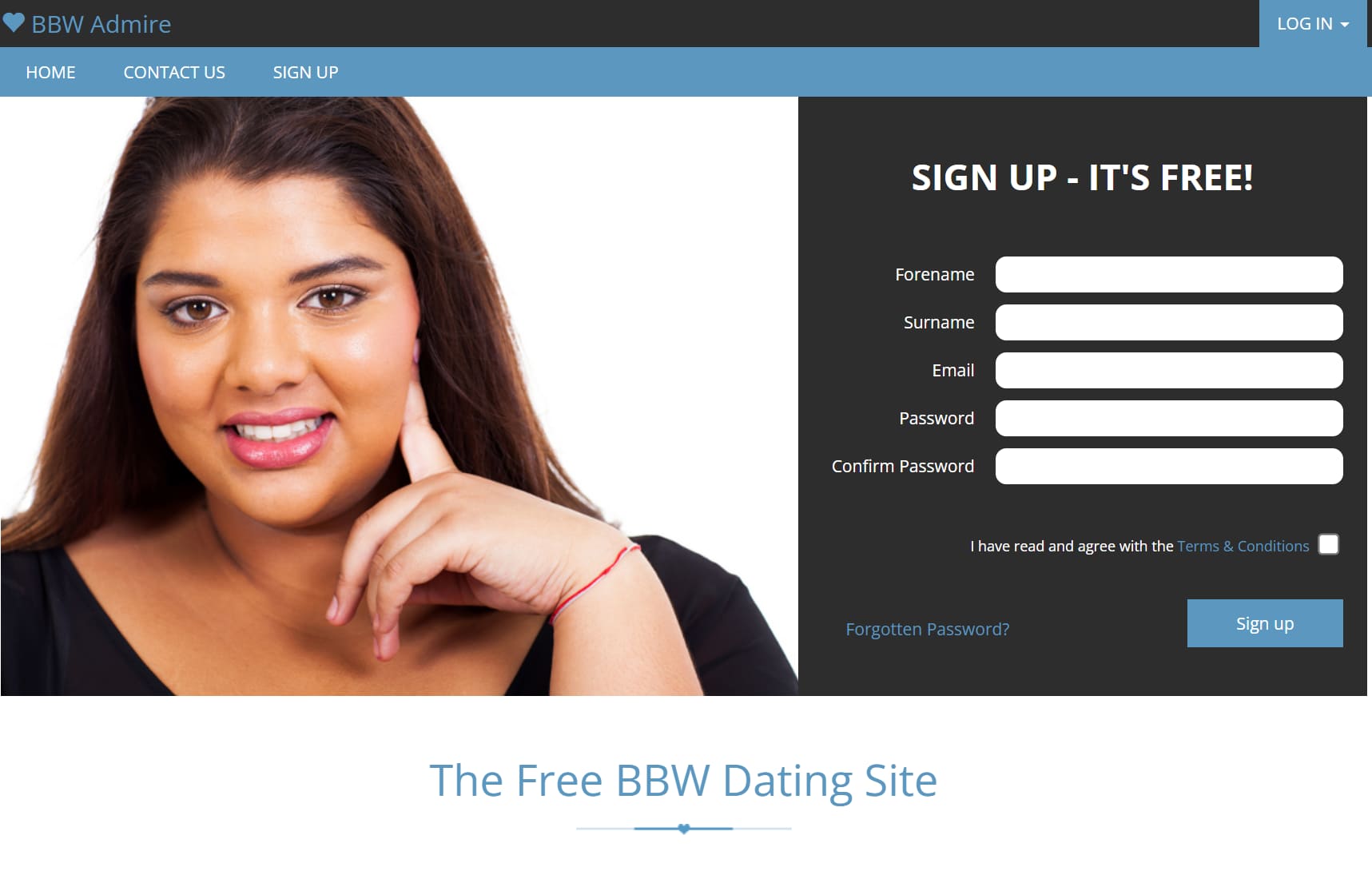 BBWAdmire dating platform