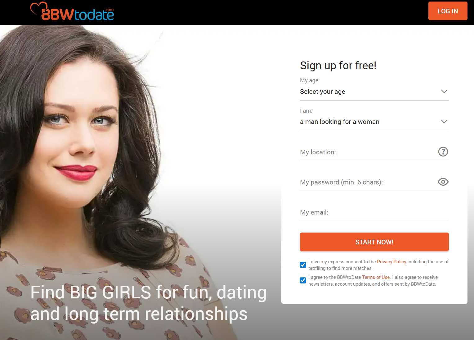 BBWToDate relationship site